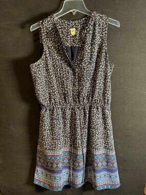 SET OF 2 Gap Women's Sleeveless Dresses Patterned Size Medium Like-New